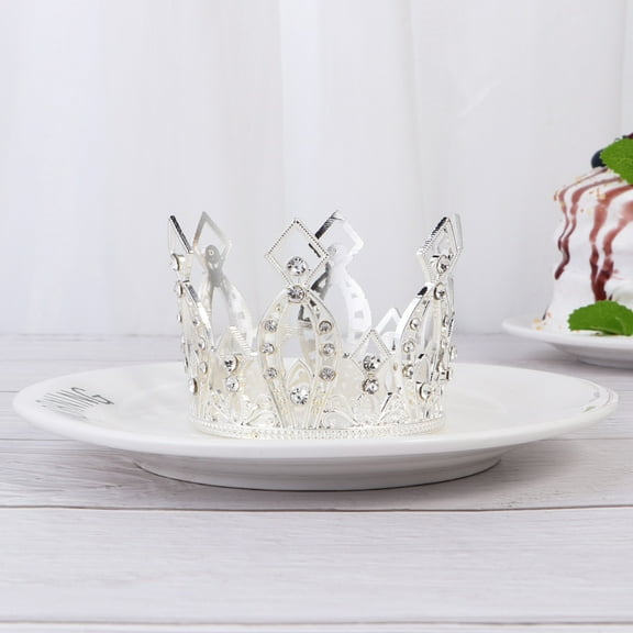 MLINS  2 Pcs Baby Tiara Cake Toppers Bride-to-be Decorations