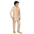 thumbnail image 6 of Ahhaaaa Kids Ethnic Cotton Silk Blend Nehru Modi Jacket Kurta & Pyjama Set for Boys, 6 of 18