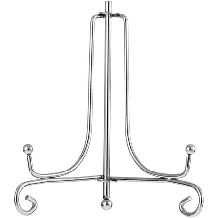 4 Packs Iron Display Stand  Iron Easel Display  Photo Holder Stand For Home Decoration (Black  7 Inch)