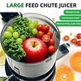 thumbnail image 2 of Celiberry Cold Press Juicer Machines & Kitchen Appliance, Wide Chute Slow Masticating Juicer For Whole Fruits, High-Yield Nutrient Blender Alternative, Easy To Clean & Anti-Clog Design, 2 of 11