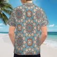 thumbnail image 6 of High Quality Hawaiian Shirts for Men Short Sleeve Aloha Beach Shirt Floral Summer Casual Button Down Shirts Blouses 25QAZX, 6 of 7