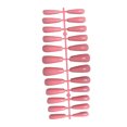 thumbnail image 3 of Minnieouse 24 piezas de uñas postizas extra largas de cobertura completa puntas de uñas artificiales estilo simple accesorio para uñas para Arte de uñas rosado, 3 of 6