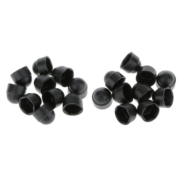 Tapas de Protección Cola De Tuerca De Perno De Cúpula Negra M8x13mm Y M8x14mm