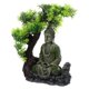 thumbnail image 3 of Aquarium Buddha Resin Ornament Green Vivid Zen Decor for Fish Tank, 3 of 3