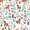 White Terracotta Mint, variant on Manfei Kawaii Axolotl 7-Piece Twin Bedding,Floral Animal Bedding Comforter Set,Reversible