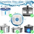 thumbnail image 2 of 34 Pcs Cat Fountain Filters Replacement Compatible with VEKEN 95oz/2.8L Cat Water Fountain Filters Automatic Dog Water Fountain Filters Pet Fountain, 2 of 6