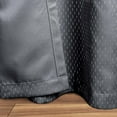thumbnail image 5 of Superior Shimmer Blackout Curtains, Grommet Header, Set of 2, 42" X 63", Gray, 5 of 7
