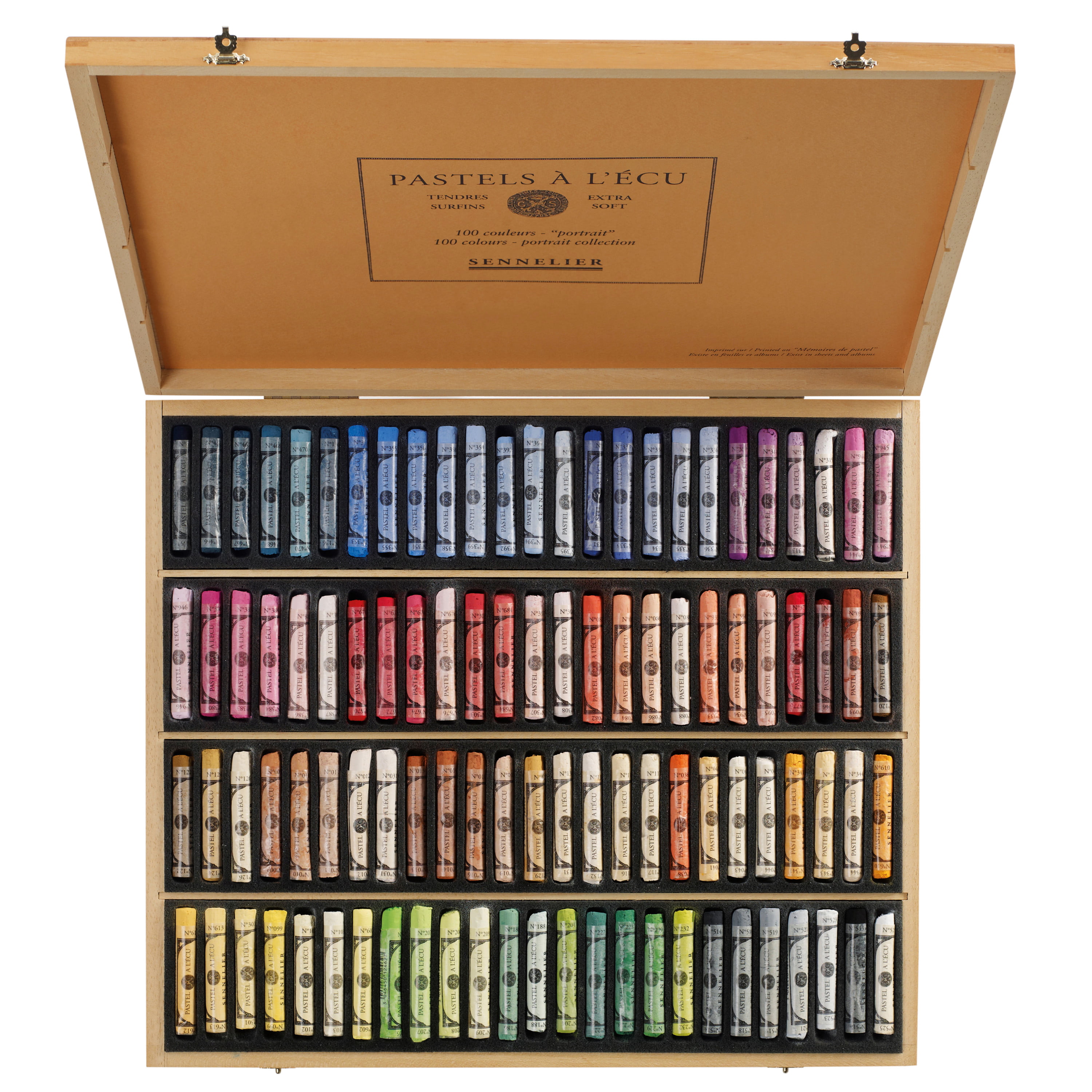 Sennelier Soft Pastels - Professional Artists Pastels - 50 Wooden Box  Classic