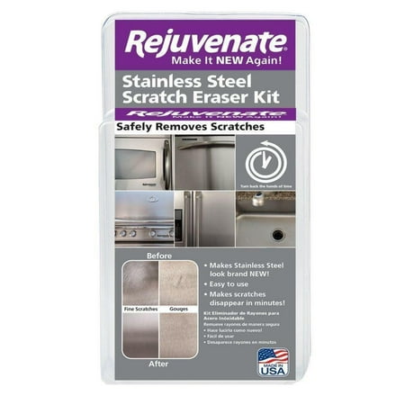 Stainless Steel Scratch Eraser Kit Safely Removes Scratches Gouges Rust Look (Best Way To Remove Rust From Stainless Steel)
