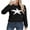 27 Black, variant on Sweaters for Women 2024 Trendy Front Star Printed Crewneck Sweater Casual Knitted Lightweight Pullover Sweater Shermie
