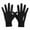 Black, variant on 1 Pair Unisex Outdoor Gloves Plush Lining Touch Screen Autumn Winter Anti Skid Running Gloves for Sports-M,Black