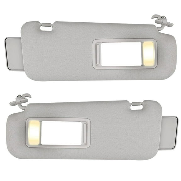 Left Right Driver Side Sun Visor with Lights for Mazda CX9 2010-2015, Car Sunvisor Replaces