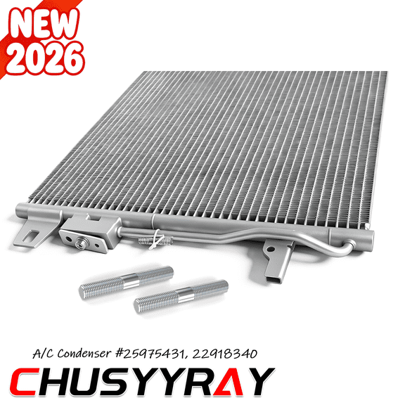 AC Condenser 2008-2017 Buick Enclave Direct-Fit Replacement 25975431, 22918340
