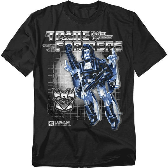 Transformers 40Th Anniversary T-Shirt Scourge Box Unisex Graphic Tee for Men & Women
