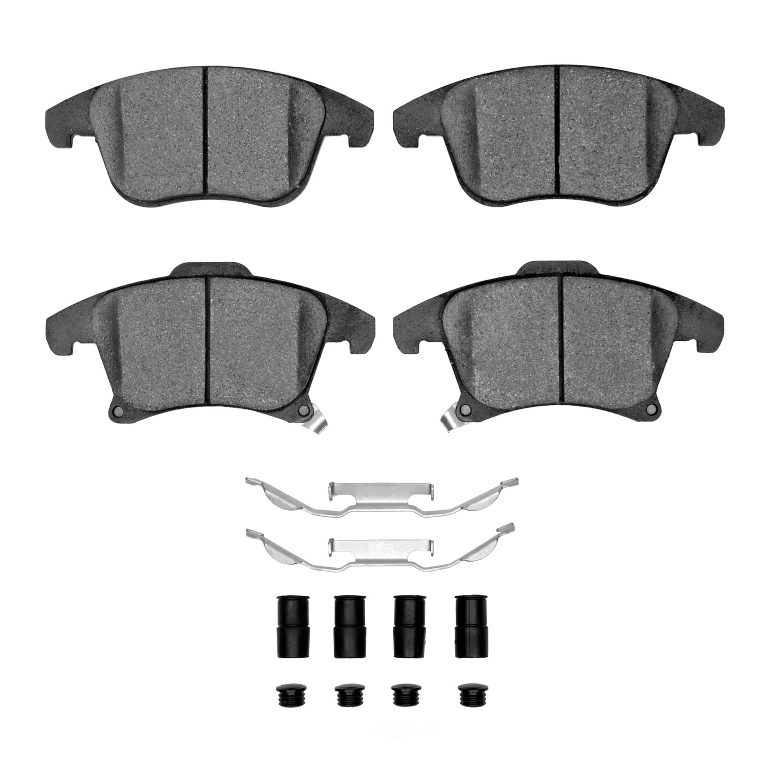 Dynamic Friction Company 1551-1653-01 DFC 5000 Advanced Brake Pads - Ceramic and Hardware Kit - OE