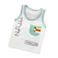 thumbnail image 4 of XUELUO Baby Boys Athletic Shirts Summer Cute Cartoon Print Crew Neck Sleeveless Vest Tank Tops Comfortable Tee Shirts Streetwear,Green,6-12 Months, 4 of 4