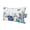 White, variant on Blue White Pumpkins Fall Outdoor Pillows for Chaise Lounge Chair Beach Headrest Pillow Set of 2 Waterproof Lumbar Pillows with Insert&Strap Thanksgiving Eucalyptus Leaf Pillow for Patio Pool 12"x20"