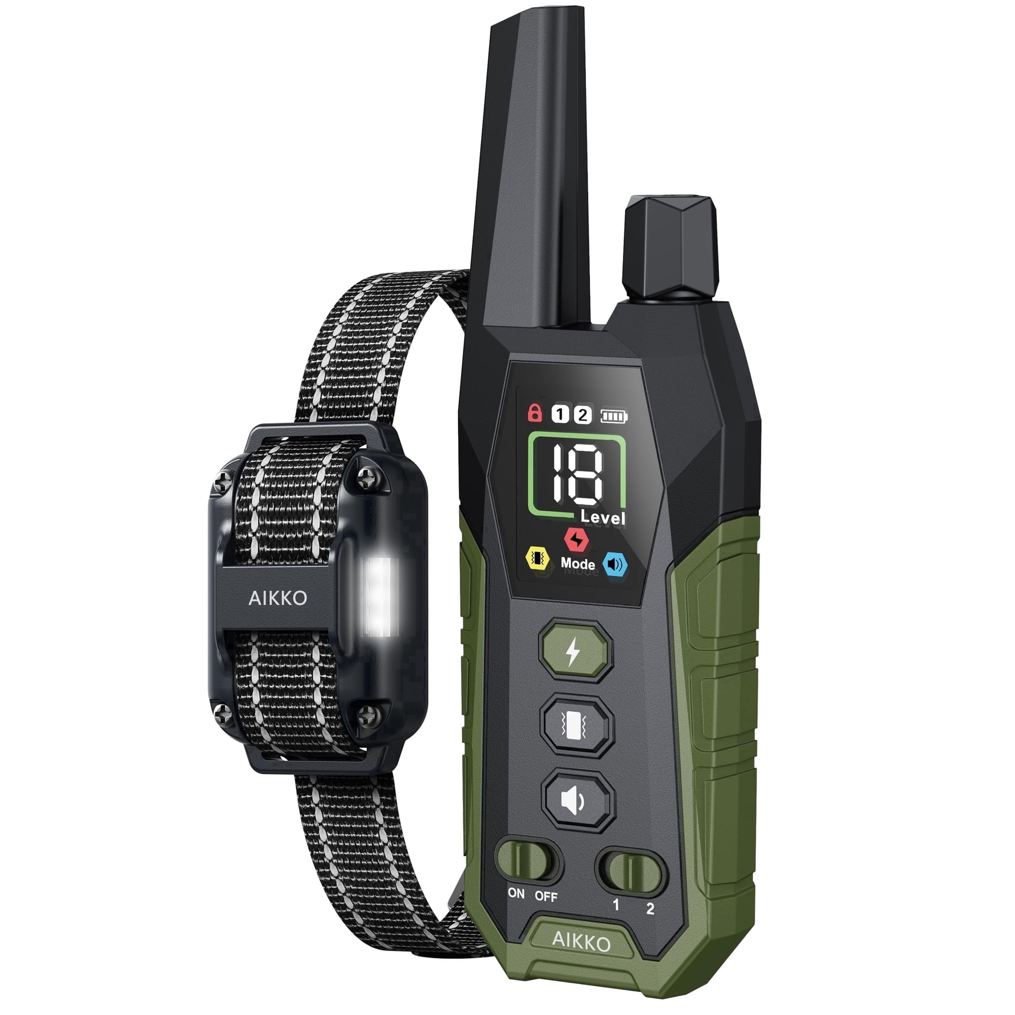 Heaflex Professional Dog Shock Collar with Remote - 3300FT Training Collar for Small Medium Large Dogs, IPX7 Waterproof Rechargeable E Collar with 3 Training Modes