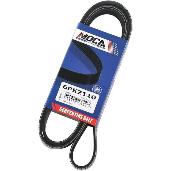 MOCA AUTOPARTS 6PK2110 Serpentine Belt fit 2001-2011 for Ford Ranger 2.3L & 2001-2009 for Mazda B2300 2.3L
