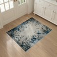 thumbnail image 3 of ODIKA 3'x5' Washable Area Rug Non-Slip, Flatweave, Easy Care Chinoiserie Vintage Lattice Distressed Retro Scroll Rig Dusty for Hallway, Laundry Room, 3 of 7