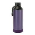 thumbnail image 3 of Swiss Tech Triple-Walled Water Bottle, Leakproof Lid, Clip Handle, Silicone Boot, 24oz, Purple, 3 of 13