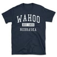 thumbnail image 1 of Wahoo Nebraska Classic Established Men's Cotton T-Shirt, 1 of 1