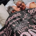 thumbnail image 3 of LHSHID 80th Birthday Gifts for Women Happy 80th Birthday Gift Ideas 80 Year Old Gifts for Grandma Nana Wife Mom Flannel Fleece Soft Throw Blanket for Bed Sofa 40"x50", 3 of 7