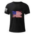 thumbnail image 3 of Vivianyo HD Short Sleeve Shirt for Men,Big Men Casual Round Neck Printing Pullover Fitness Sports Shorts Sleeves T Shirt Blouse, 3 of 4