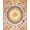 Beige Terracotta, Pattern 18, variant on ODIKA 8'x10' Washable Area Rug Non-Slip Chair-Friendly Mat Boho Hallway Scatter Vintage Southwestern Geometric Bands Hallways for Dining Room, Large Office, Lounge