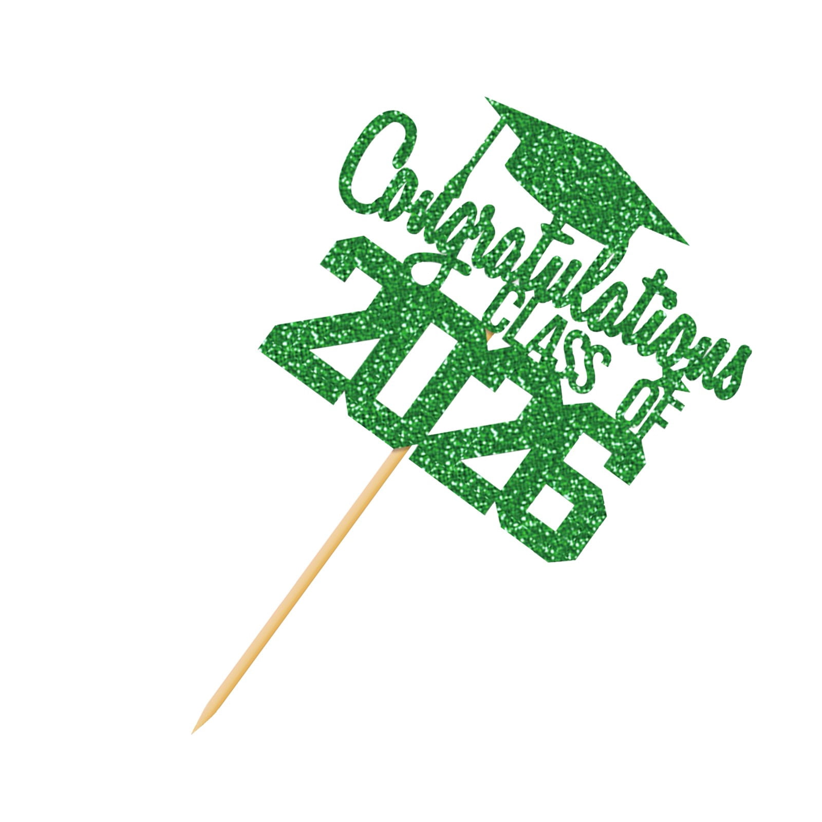 Class Of 2026 Glitter Graduation Cake Topper Congrats Grad Cake Decor 2026 Graduation Party Cake Pick For High School College Senior Graduation Celebration Cake Decoration