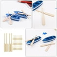 thumbnail image 3 of 100pcs Beach Style Miniature Paddles Boat Accessory Beach Themed Paddles Accessories, 3 of 8