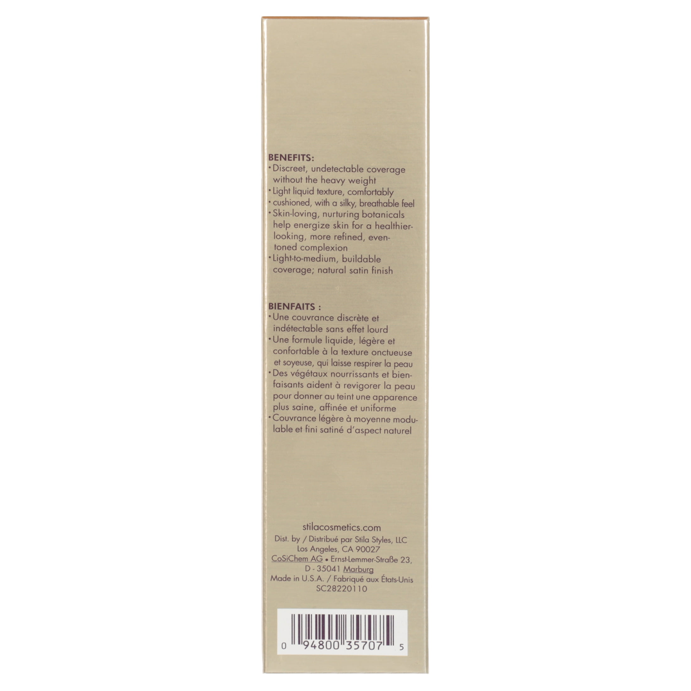 Stila Hide & Chic Fluid Foundation, Tan/Deep 2