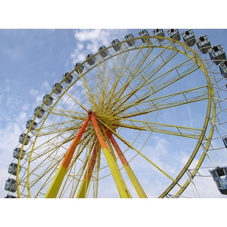 peel n stick poster of olympic park ferris wheel munich year market