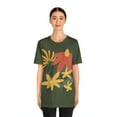 thumbnail image 2 of Botanical Lover Floral Boho Style Women's Shirt, 2 of 4