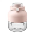 thumbnail image 1 of Vaso de Jugo Eléctrico Portátil de Doble Uso de 500 Ml, Gran Capacidad con Dos Tapas para Uso en Casa y Deportes Al Aire Libre, Recargable por USB A, 1 of 5