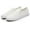 0-white, variant on Women Canvas Slip-On Sneakers Soft Walking Shoes Rubber Sole Flat Loafers