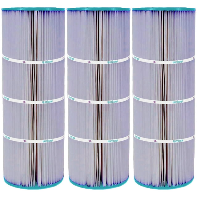 Hurricane 3 Pack HF7656-01P Platinum Purple Pool Filter Cartridge Replacement
