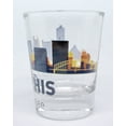thumbnail image 3 of Memphis Tennessee Sunset Skyline Shot Glass, 3 of 3