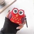 thumbnail image 2 of Case for AirPods Pro/3, Cute Funny Creative Big Eyes Red Night Owl Earphone Case, Soft Silicone Earphone Charging Case Cover Protective Skin for AirPo, 2 of 4