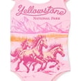 thumbnail image 2 of National Parks Girls Yellowstone Horse One Piece Swimsuit, Sizes 4-12, 2 of 3