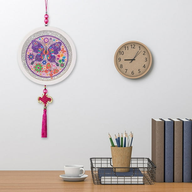 Cuadros Decorativos Cuadro colgante de mosaico DIY con pintura de diamantes de cristal para niños con artesanías de borlas Ndcxsfigh Nuevos Originales