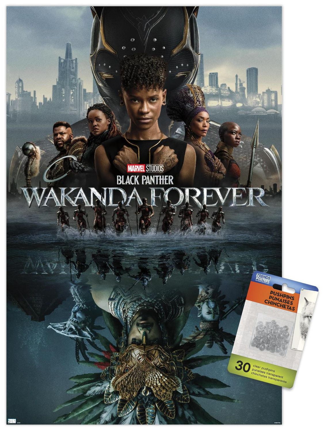 Marvel Black Panther: Wakanda Forever - One Sheet Wall Poster, 22.375" x 34"