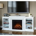 thumbnail image 2 of Bowery Hill Traditional Wood Electric Fireplace for TVs up to 72" in White, 2 of 21