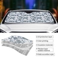 thumbnail image 4 of Kdxio Lilies Flowers Print Front Windshield Sun Shade,Folding Auto Sunshade for Car Truck SUV-Small, 4 of 7