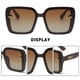 thumbnail image 3 of Gafas de sol cuadradas con polvo de purpurina, gafas anti-ultravioleta personalizadas, fabricadas en PC, 3 of 5