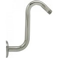 thumbnail image 3 of Naiture 8" Offset Brass S-Style Shape High Rise Raise Bend Shower Arm with Flange, Heavy Duty Shower Arm, Brushed Nickel Finish, 3 of 3
