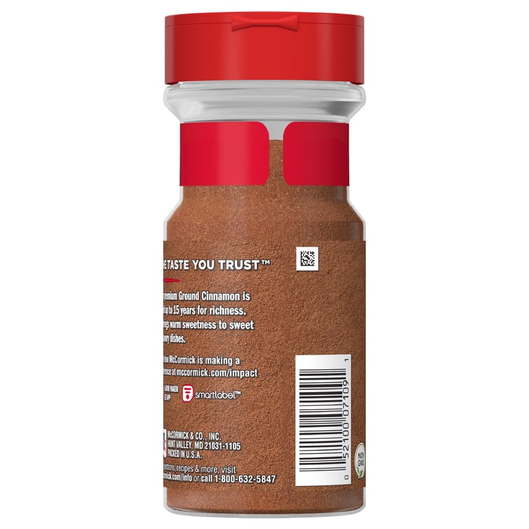 McCormick, Ground Cinnamon, 4.12 oz Bottle, Kosher - Walmart.com