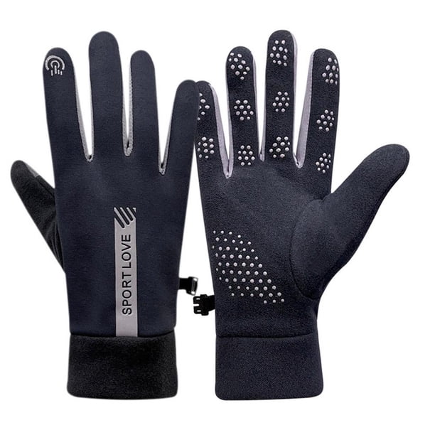 TQEHS Guantes de invierno para mujer, impermeables, cálidos, para ciclismo, para exteriores, para correr, esquiar, #д Z2N0