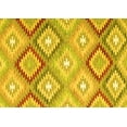 thumbnail image 1 of Ahgly Company Machine Washable Indoor Rectangle Southwestern Yellow Country Area Rugs, 5' x 7', 1 of 4