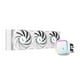 thumbnail image 1 of Matsuzay Enfriador líquido de CPU de base más grande para una transferencia de calor más eficiente Radiador de refrigeración por agua de Juegos de teclado y mouse para computadora blanco 360 ARGB, 1 of 6
